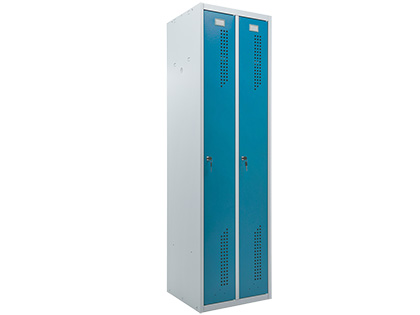 Шкаф для раздевалок ПРАКТИК Стандарт LS-K 21-530 (две двери) 